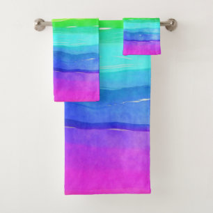 Diseño de bandas de arco iris acuático