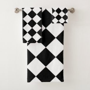 Diseño de bandera a cuadros en blanco y negro