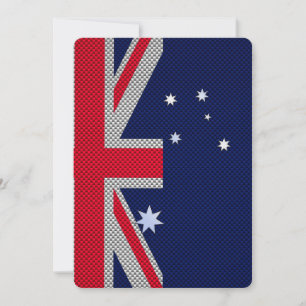 Diseño de bandera de Australia en un estilo cromad
