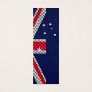 Diseño de bandera de Australia en un estilo cromad