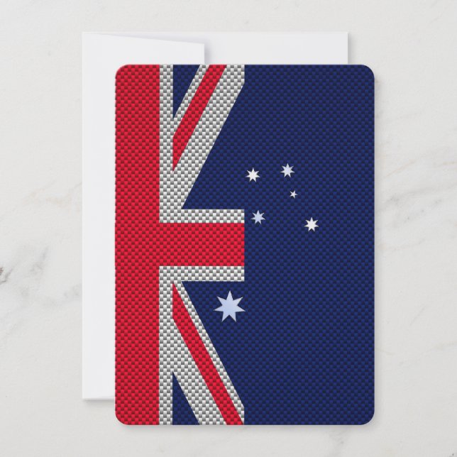 Diseño de bandera de Australia en un estilo cromad (Anverso)