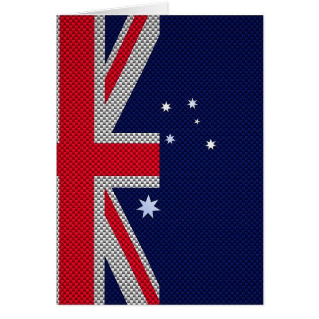 Diseño de bandera de Australia en un estilo cromad (Frente)