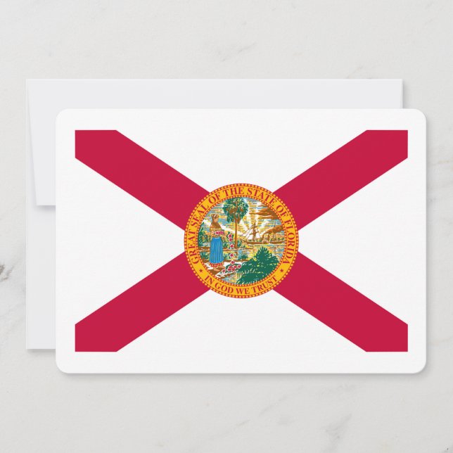 Diseño de bandera del estado de Florida (Anverso)