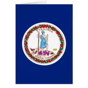 Diseño de bandera del estado de Virginia