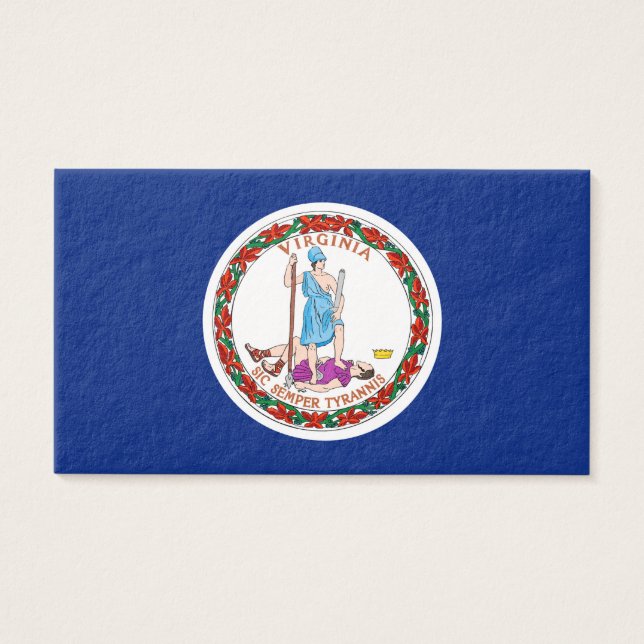 Diseño de bandera del estado de Virginia (Frente)