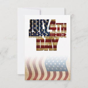 Diseño de bandera Patriótica del 4 de julio