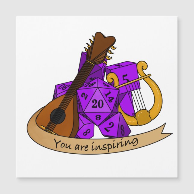 Diseño de Bard Dice (Anverso)