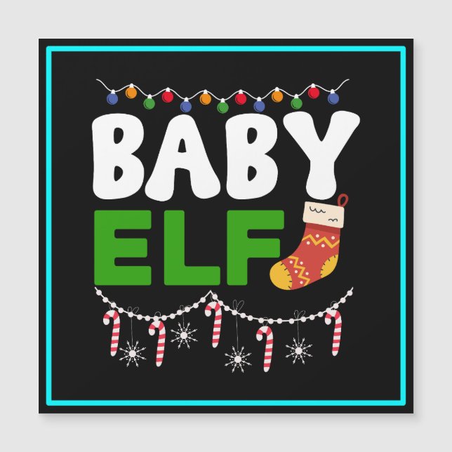 Diseño de bebé elfo Navidades-84608 (Anverso)