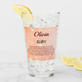 Diseño de Birthstone Ruby de julio