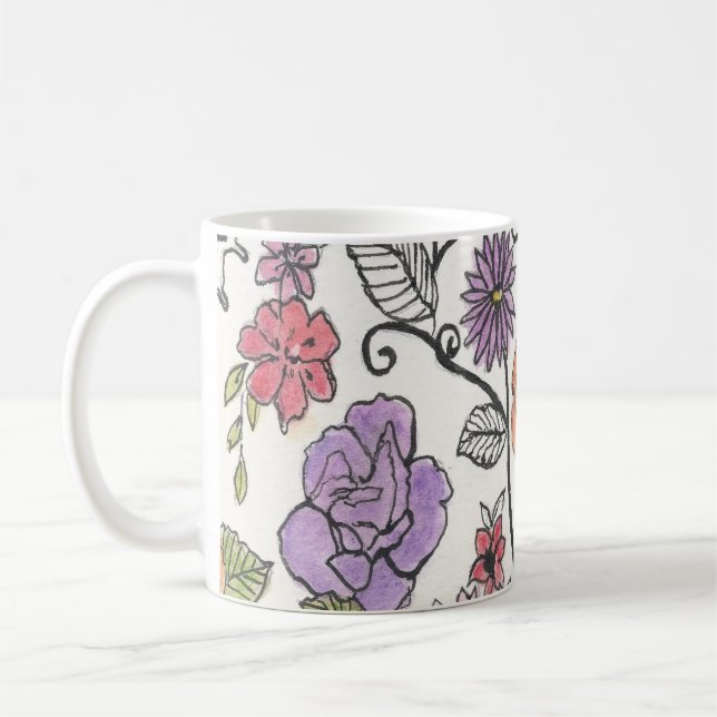 Diseño de Bloomsbury en una taza (Izquierda)