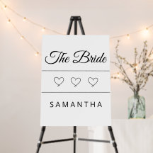 Diseño de boda personalizado de la novia