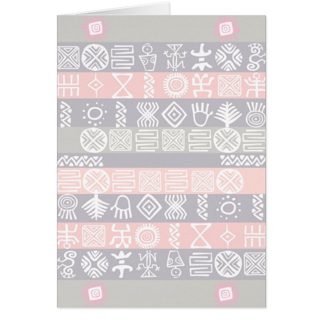 Diseño de boho étnico africano (Frente)