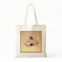 Diseño de bolsa de compras inspirado en pintura ja