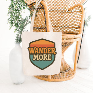 Diseño de bolsa de mano con insignia de viaje retr