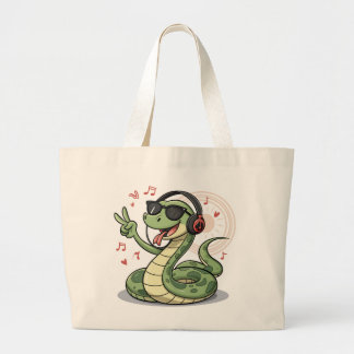 Diseño de bolsas divertidas con música y serpiente