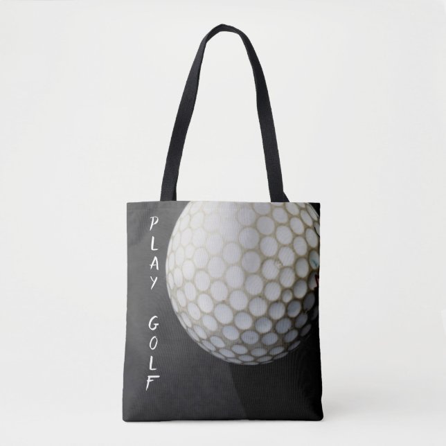 diseño de bolso de tote de bola de golf para golfi (Anverso)