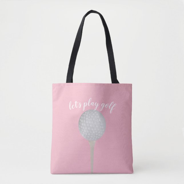 diseño de bolso de tote de bola de golf para golfi (Anverso)