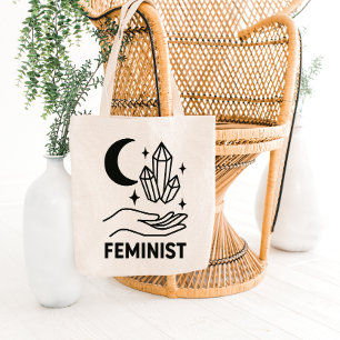 Diseño de bolso tote de Luna Creciente y Magia de 