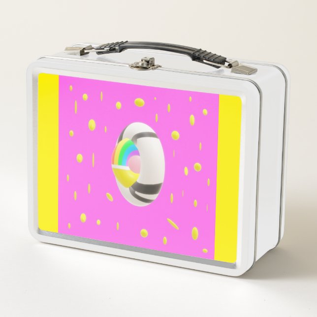 Diseño de bonito rosa y amarillo (Anverso)