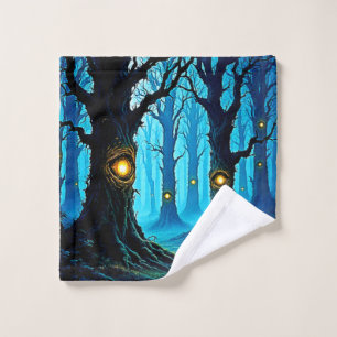 Diseño de bosque de ojos de fantasía oscura