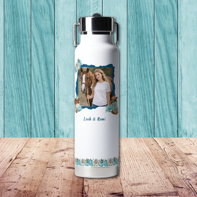 Diseño de botella de agua con foto personalizada d (Subido por el creador)