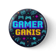 Diseño de botón de juegos retro pixel art"