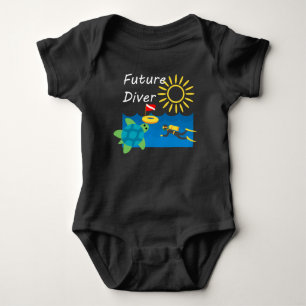 Diseño de Buceador Futuro - Bebé Jersey Bodysuit