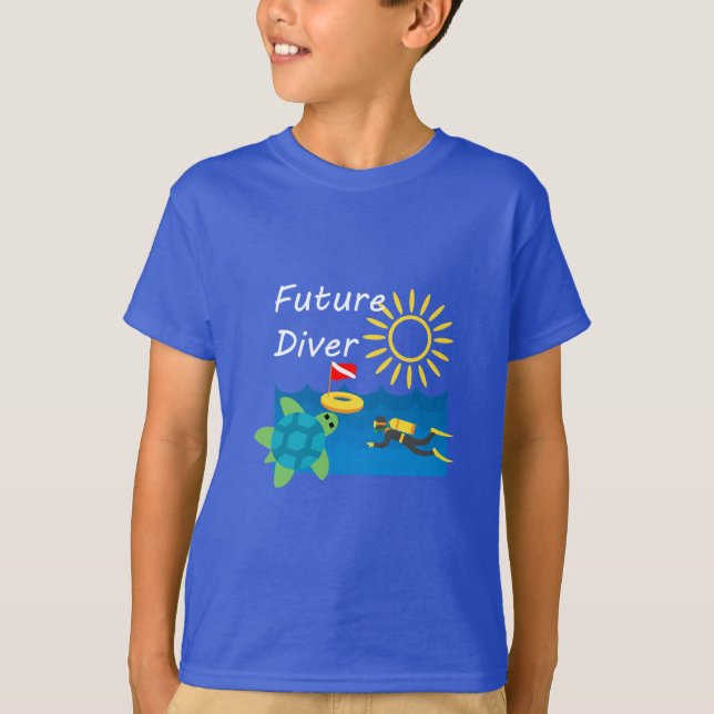 Diseño de Buceadores Futuros - Camiseta Básica par (Anverso)