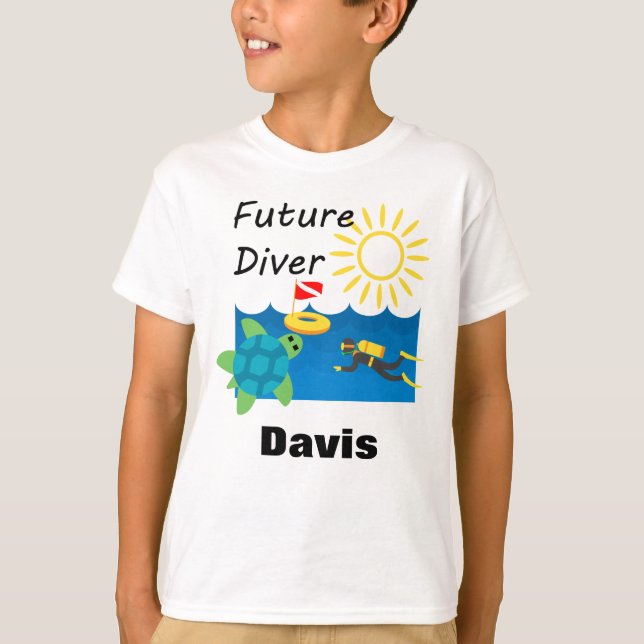 Diseño de Buceadores Futuros - Camiseta Básica par (Anverso)