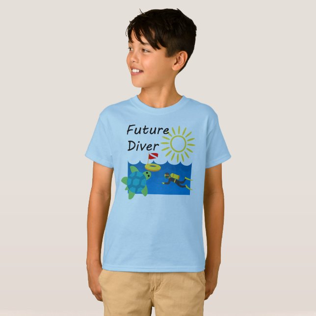 Diseño de Buceadores Futuros - Camiseta Básica par (Anverso completo)