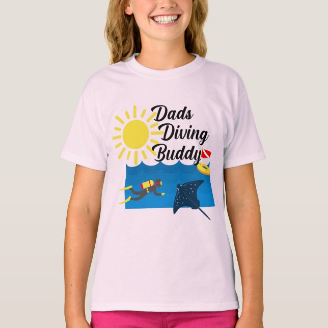 Diseño de Buda de Buceo - Camiseta básica para Chi (Anverso)