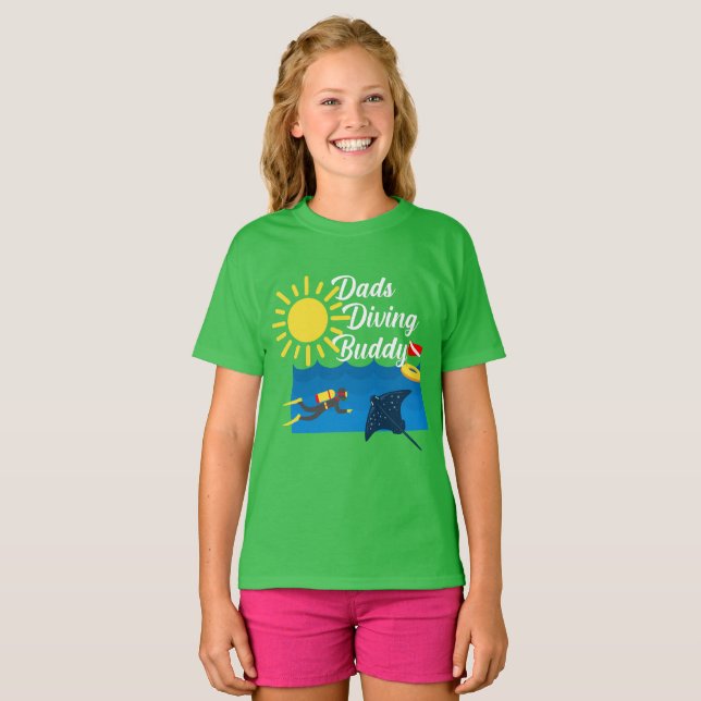 Diseño de Buda de Buceo - Camiseta básica para Chi (Anverso completo)