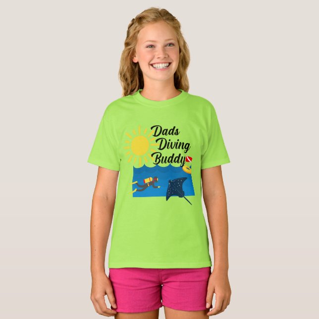 Diseño de Buda de Buceo - Camiseta básica para Chi (Anverso completo)