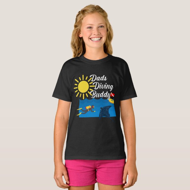 Diseño de Buda de Buceo - Camiseta básica para Chi (Anverso completo)