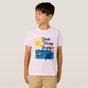 Diseño de Buda de Buceo - Camiseta básica para niñ