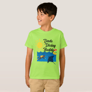 Diseño de Buda de Buceo - Camiseta básica para niñ