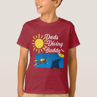 Diseño de Buda de Buceo - Camiseta básica para niñ
