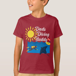 Diseño de Buda de Buceo - Camiseta básica para niñ