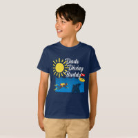Diseño de Buda de Buceo - Camiseta básica para niñ