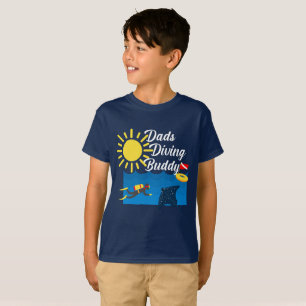 Diseño de Buda de Buceo - Camiseta básica para niñ