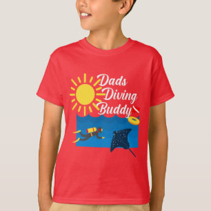 Diseño de Buda de Buceo - Camiseta básica para niñ