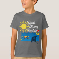 Diseño de Buda de Buceo - Camiseta básica para niñ