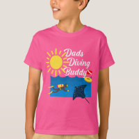 Diseño de Buda de Buceo - Camiseta básica para niñ