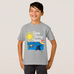 Diseño de Buda de Buceo - Camiseta básica para niñ