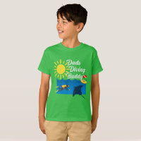 Diseño de Buda de Buceo - Camiseta básica para niñ