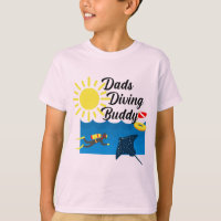 Diseño de Buda de Buceo - Camiseta básica para niñ