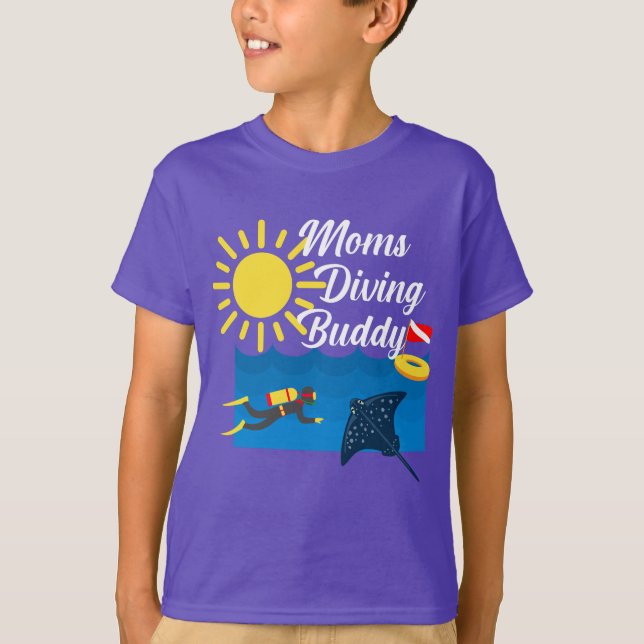 Diseño de Buda de Buceo para Madres - Camiseta Bás (Anverso)