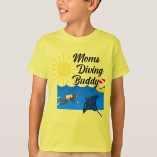 Diseño de Buda de Buceo para Madres - Camiseta Bás