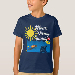 Diseño de Buda de Buceo para Madres - Camiseta Bás