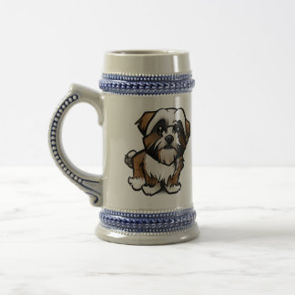 Diseño de bulldog francés en tazas de café/cerveza